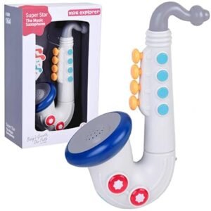 Mini Explorer Kids Saxophone Musical Toy – Colourful Musical Instrument for Toddlers & Kids (3+ Years)