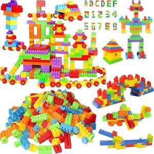 TODDLER’S BUDDY Construction Interlocking Blocks | 120+ Multi-Colour Pieces | Creative Building Toy for Kids | STEM Educational Blocks for Toddlers & Children (3+ Years)
